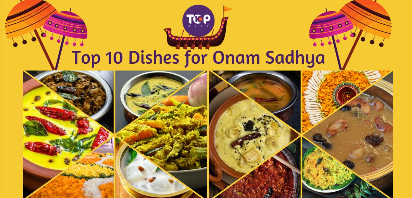 top 10 dishes for onam sadhya