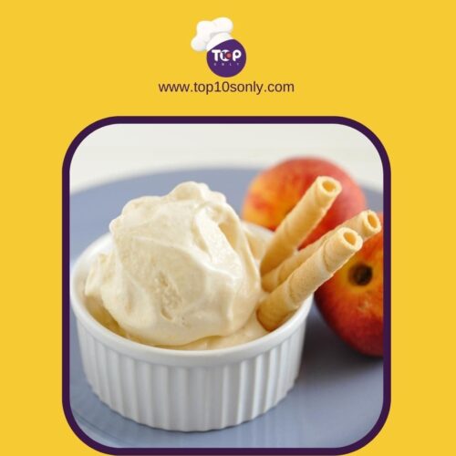 top 10 dairy foods kids love peach ice cream