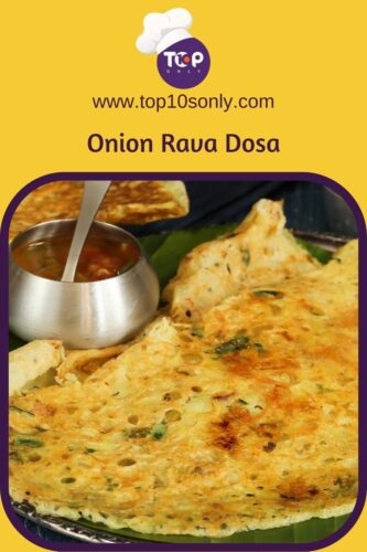 top 10 quick and easy breakfast recipes onion rava dosa