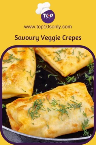 top 10 quick and easy breakfast recipes savory veggie crepes