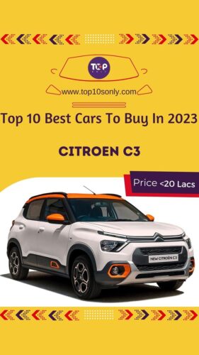 top 10 best cars to buy in 2023 under 20 lakhs citroen c3