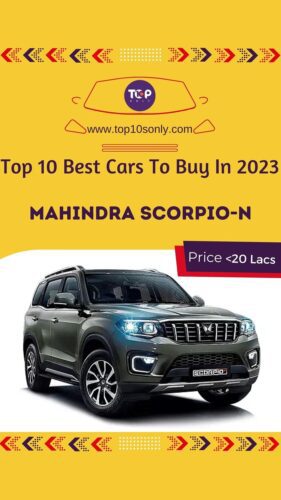 top 10 best cars to buy in 2023 under 20 lakhs mahindra scorpio n
