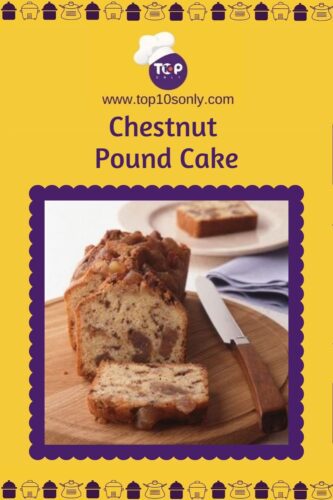 top 10 recipes with chestnut flour chestnut pound cake