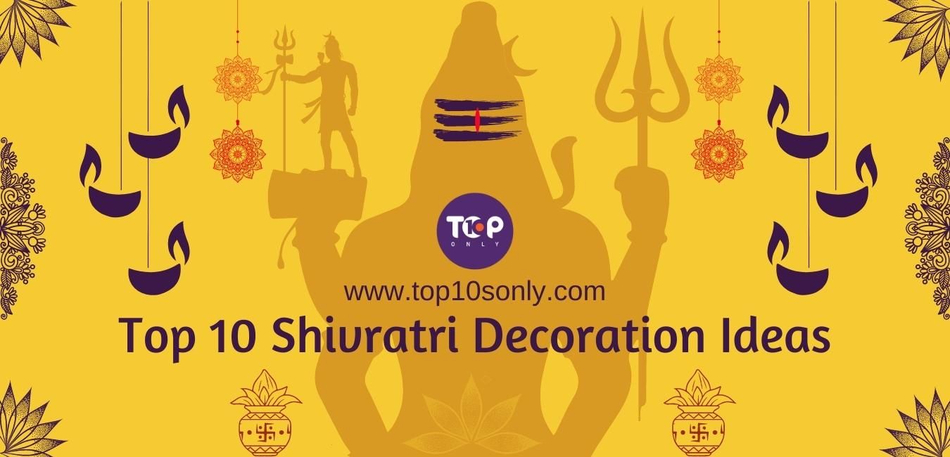 top 10 shivratri decoration ideas