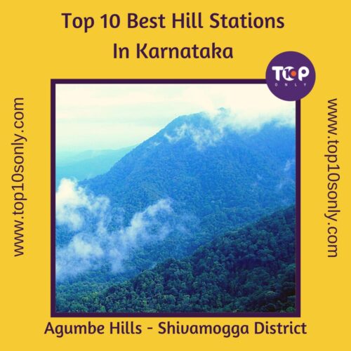 top 10 best hill stations in karnataka agumbe hills shivamogga district