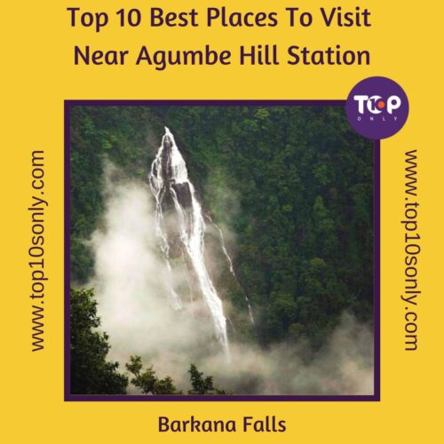 top 10 best places to visit in and around agumbe hill station, karnataka barkana falls