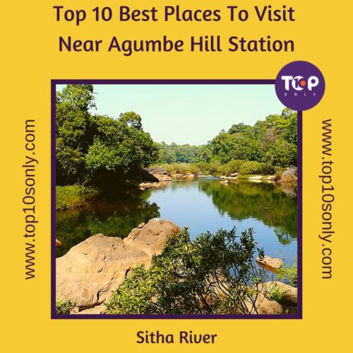 top 10 best places to visit in and around agumbe hill station, karnataka sitha river