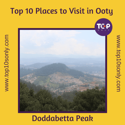 top 10 best places to visit in ooty doddabetta peak