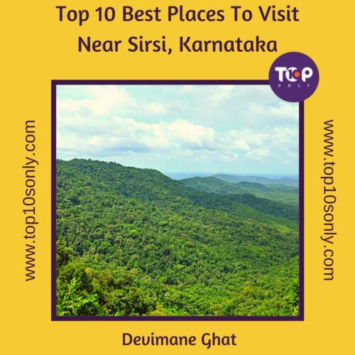 top 10 best places to visit near sirsi, karnataka devimane ghat