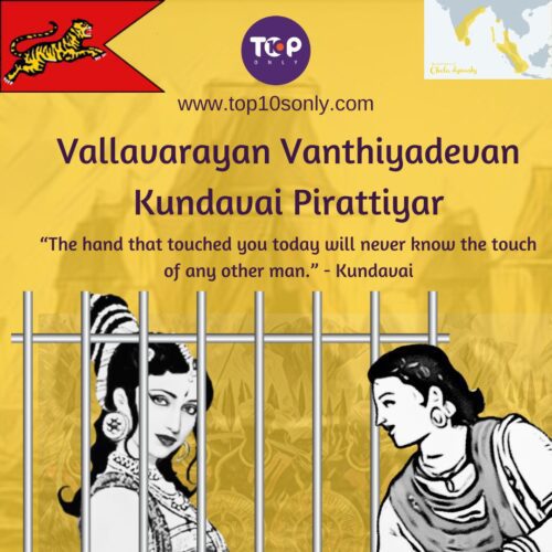 vallavaraiyan vanthiyadevan kundavi pirattiyar love story from ponniyin selvan book