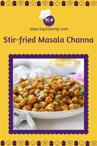 top 10 best quick and easy lunch recipes stir fried masala channa