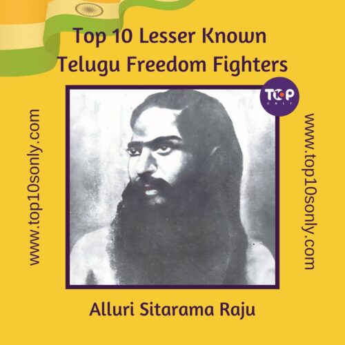 top 10 lesser known telugu freedom fighters of india alluri sitarama raju