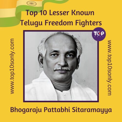 top 10 lesser known telugu freedom fighters of india bhogaraju pattabhi sitaramayya
