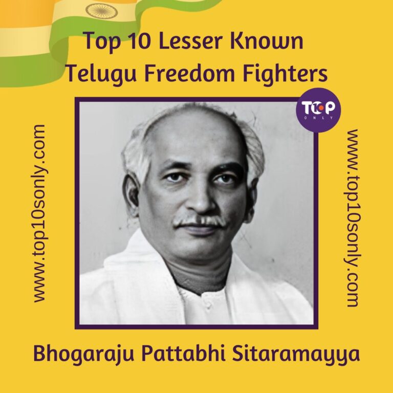 Top 10 Lesser Known Telugu Freedom Fighters of India | Top 10s Only