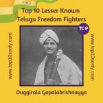 Top 10 Lesser Known Telugu Freedom Fighters of India | Top 10s Only