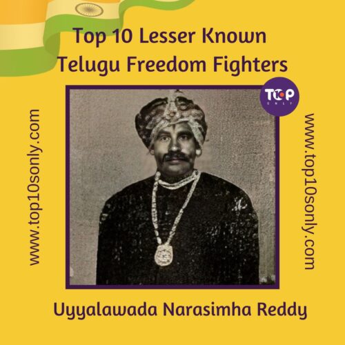 top 10 lesser known telugu freedom fighters of india uyyalawada narasimha reddy