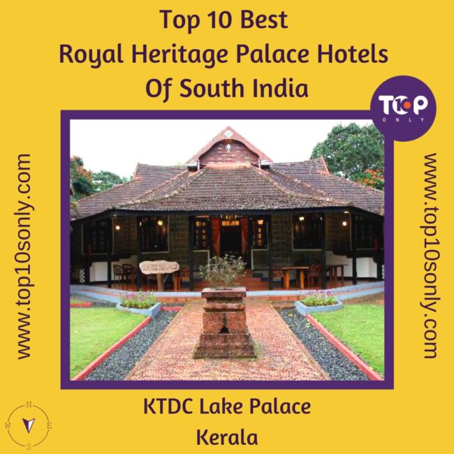 top 10 best royal heritage palace hotels of south india ktdc lake palace, kerala