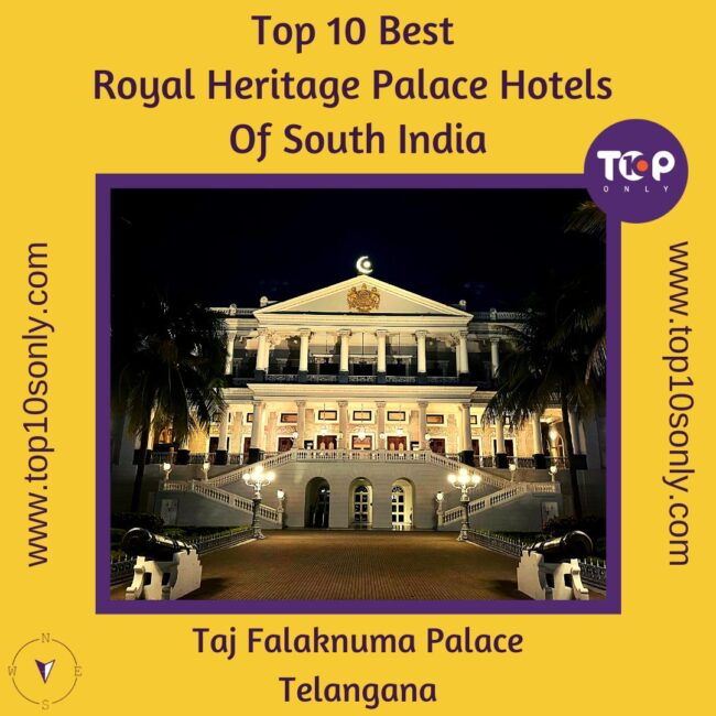 top 10 best royal heritage palace hotels of south india taj falaknuma palace telangana