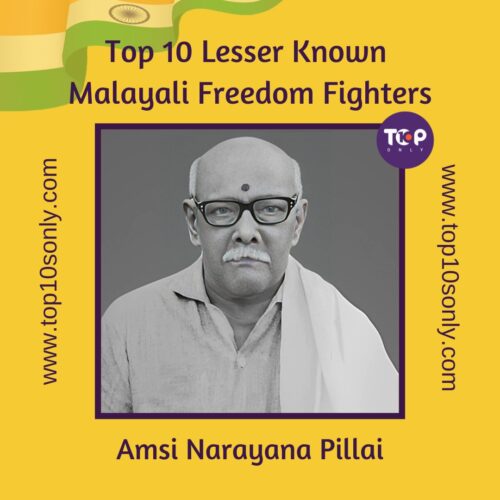 top 10 lesser known indian freedom fighters of kerala amsi narayana pillai