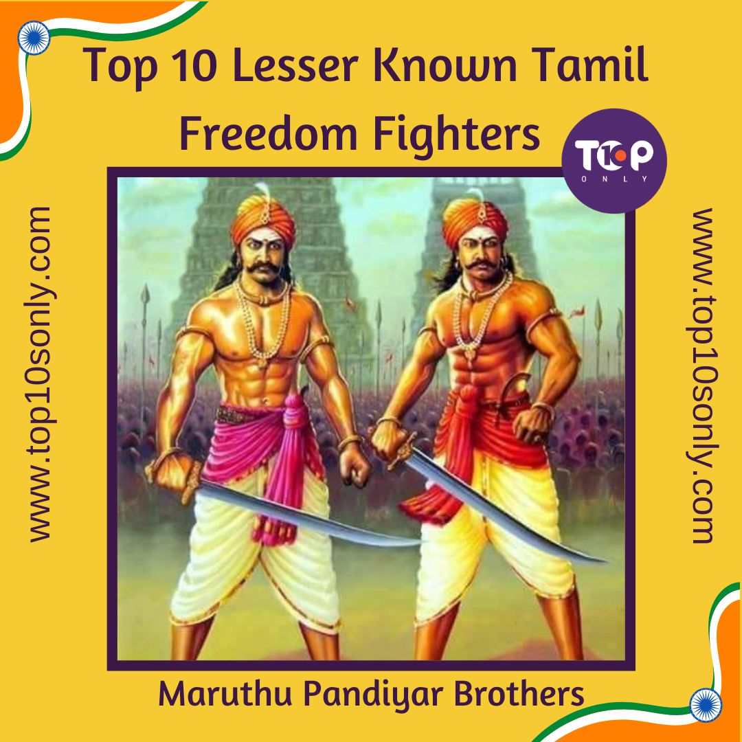 Top Lesser Known Tamil Freedom Fighters of India | Top 10s Only
