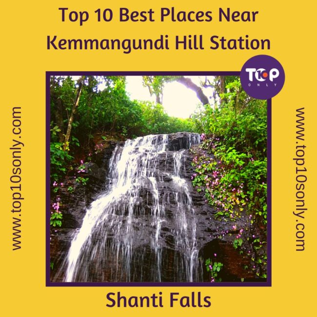 top 10 best places near kemmangundi hill station shanti falls