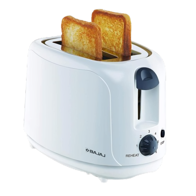 bajaj atx 4 750 watt 2 slice pop up toaster