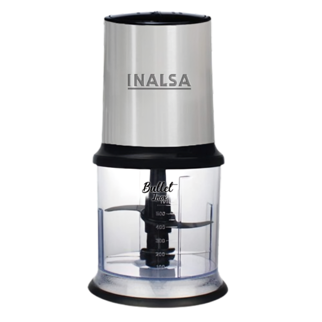 inalsa electric chopper bullet inox 450 watts with 2 speed option