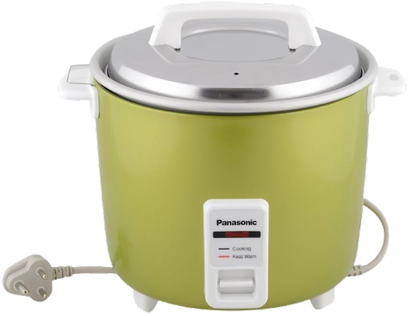 panasonic sr wa22h e automatic rice cooker apple green 2.2 liters