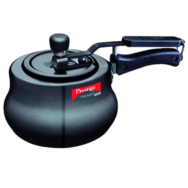 prestige 3 litres nakshatra plus svachh induction base inner lid hard anodized pressure cooker