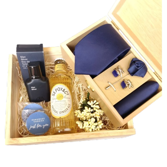 thoughtfully curated gift hamper for men
