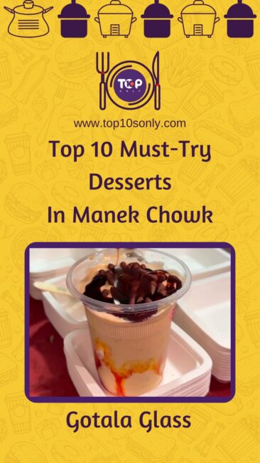 top 10 must try desserts in manek chowk gotala glass