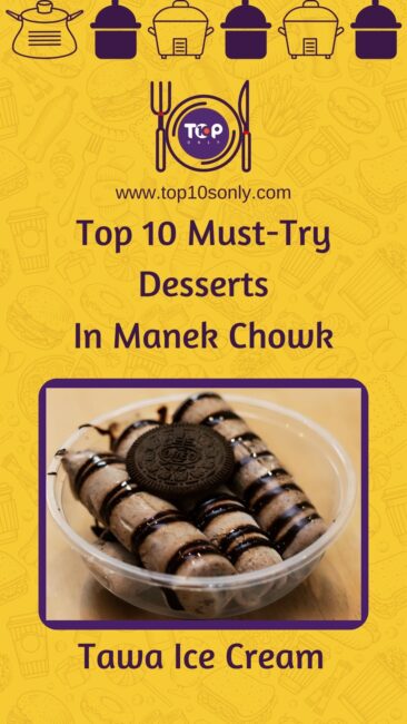 top 10 must try desserts in manek chowk tawa ice cream