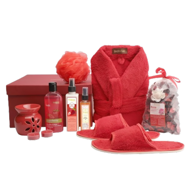 body lotion and scrub gift set