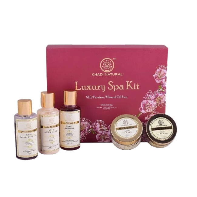 khadi natural luxury spa kit
