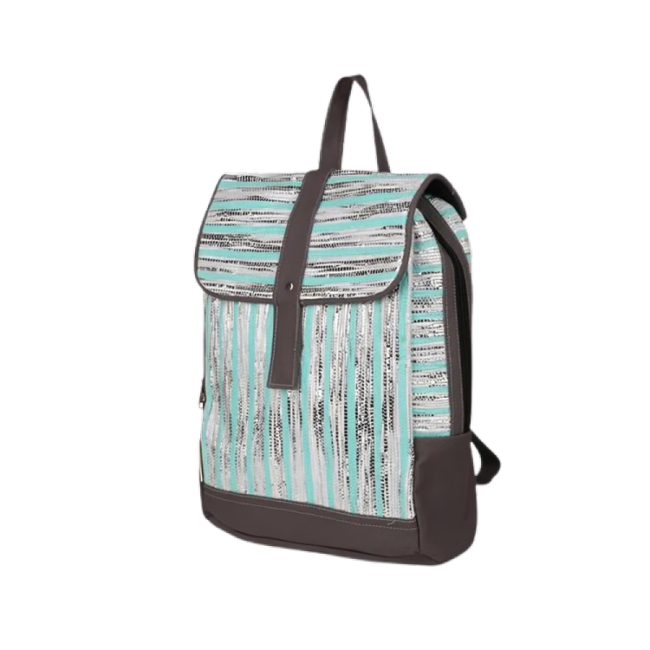 multicolored mini backpack (convertible)