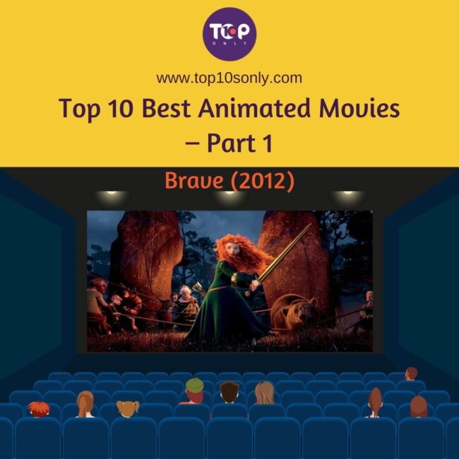 top 10 best animated movies – part 1 brave (2012)