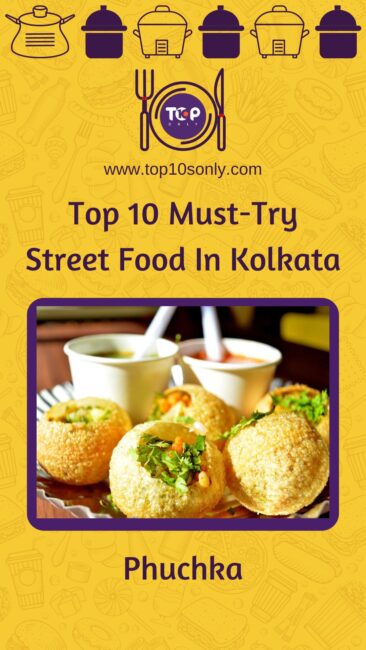 top 10 must try street food in kolkata phuchka