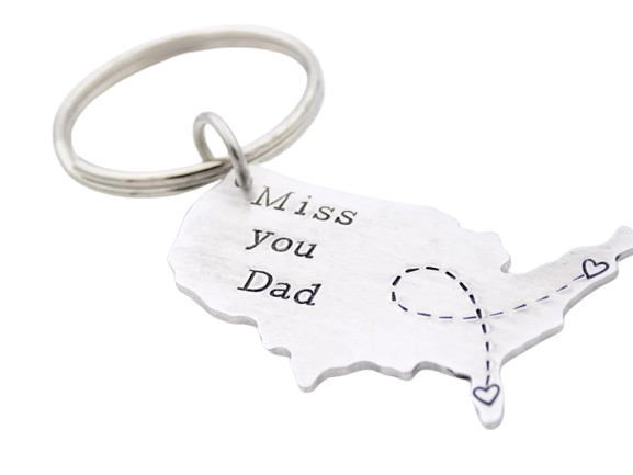 gifts with personalized miss you dad messages