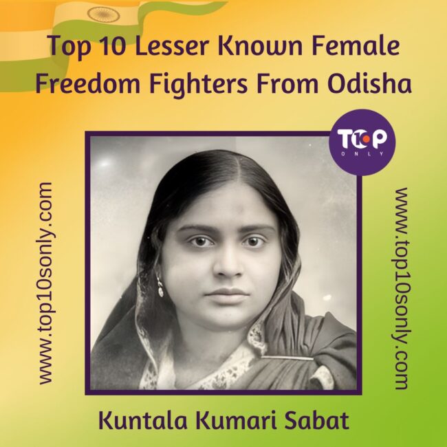 top 10 lesser known female freedom fighters from odisha kuntala kumari sabat