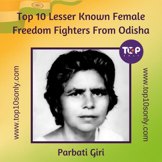 top 10 lesser known female freedom fighters from odisha parbati giri