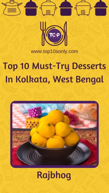 top 10 must try desserts in kolkata west bengal rajbhog