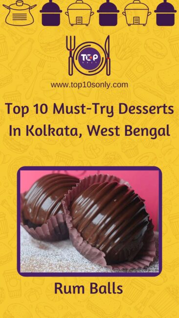 top 10 must try desserts in kolkata west bengal rum balls