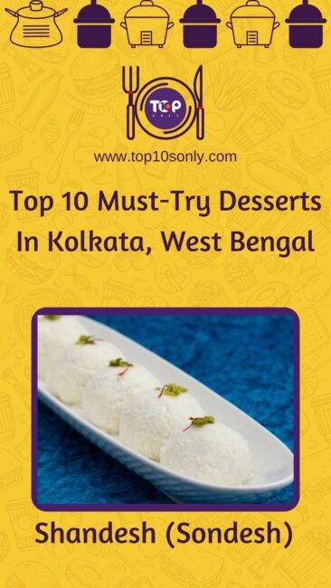 top 10 must try desserts in kolkata west bengal shandesh or sondesh