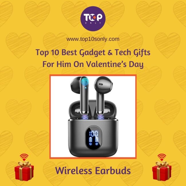 top 10 best gadget & tech gifts for him on valentine’s day wireless earbuds